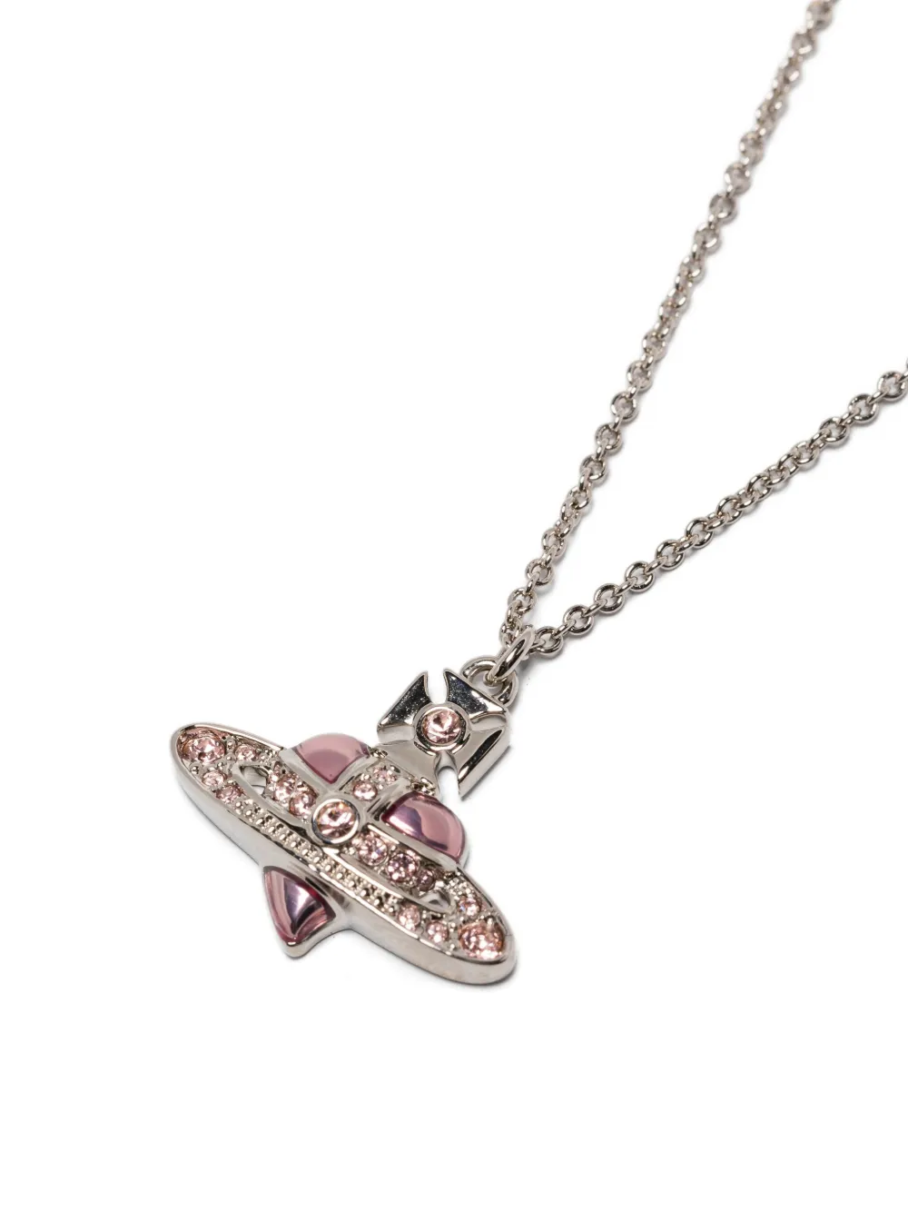 Vivienne Westwood Orb クリスタル ネックレス | シルバートーン