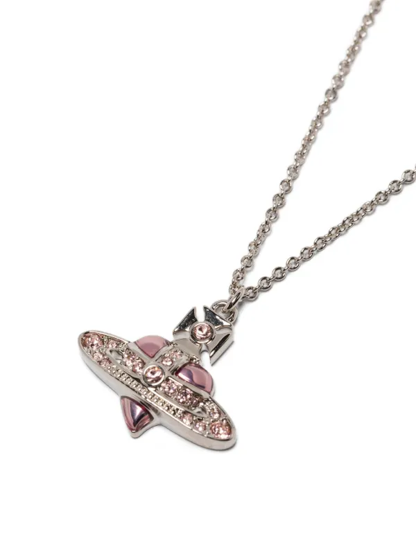 Vivienne Westwood Orb クリスタル ネックレス | シルバートーン