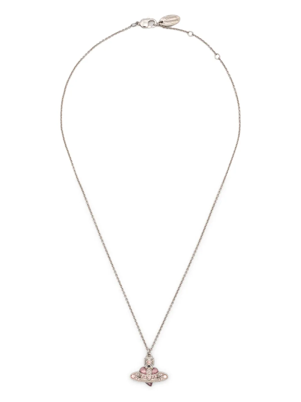 Vivienne Westwood crystal-embellished orb necklace - シルバートーン Vivienne Westwood crystal-embellished orb necklace - シルバートーン