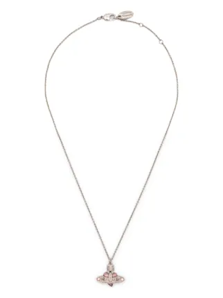 VIVIENNE WESTWOOD ORB シルバーネックレス Vivienne Westwood Orb クリスタル ネックレス | シルバートーン