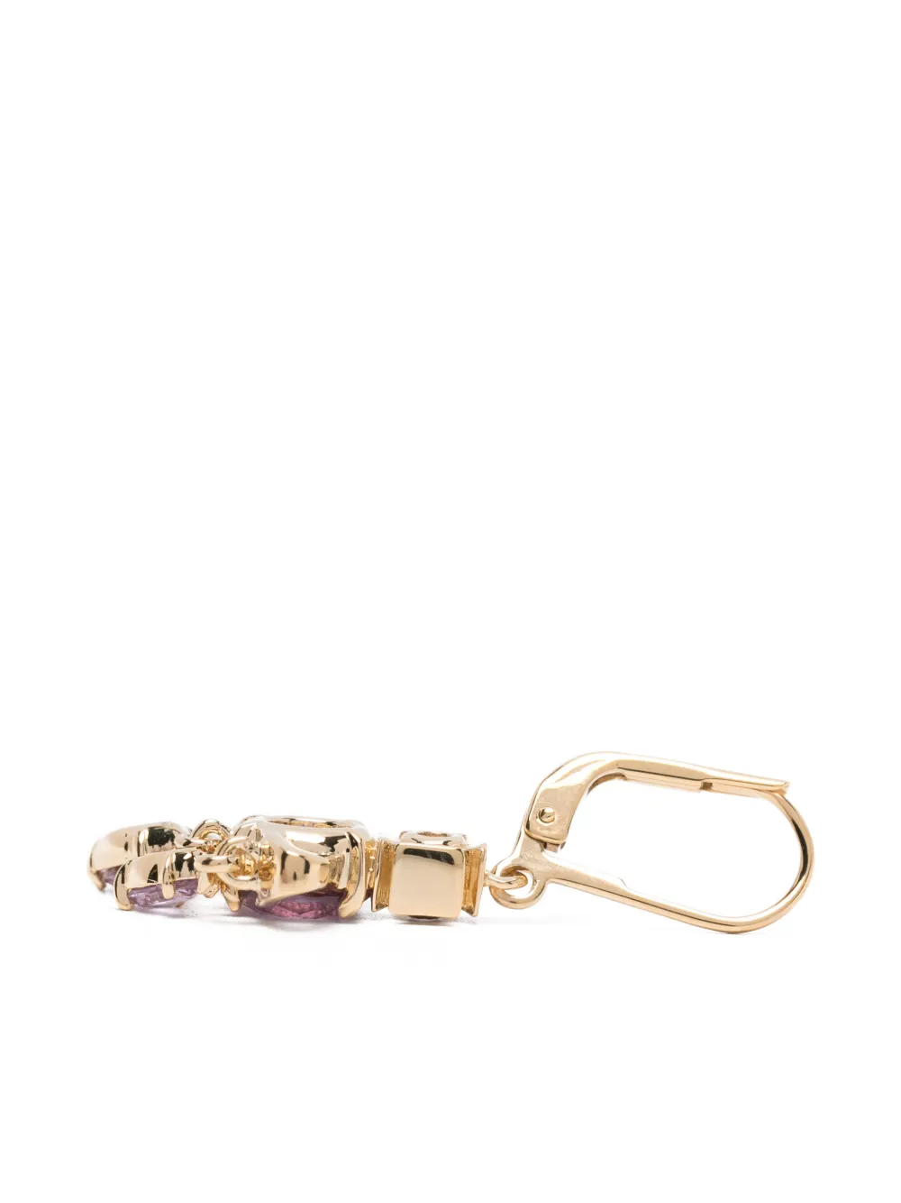 Orb-motif drop earrings