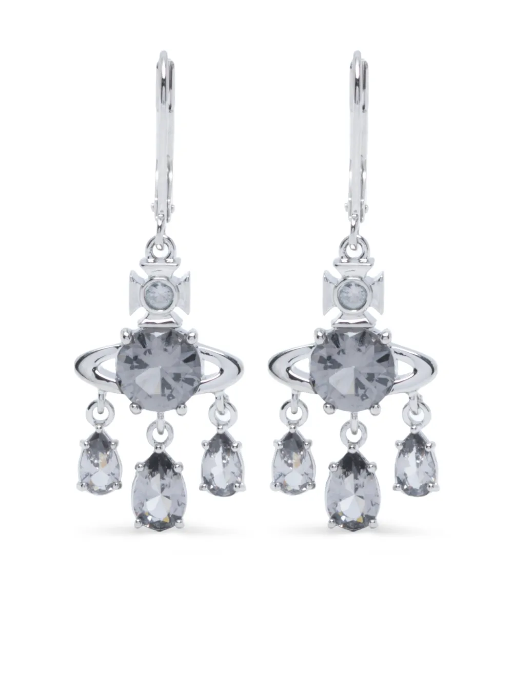 Vivienne Westwood Joaquina drop earrings - Argento
