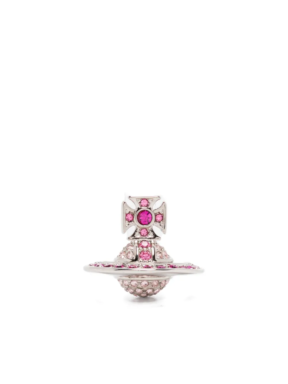 Vivienne Westwood orb crystal-embellished earrings - シルバートーン Vivienne Westwood orb crystal-embellished earrings - シルバートーン