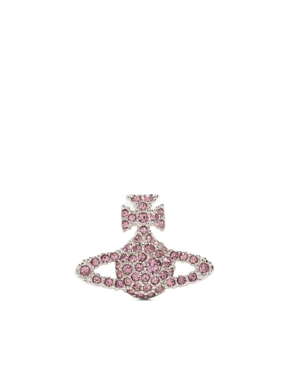 Vivienne Westwood Grace Bas Relief orb crystal earrings | Silver | Image 1