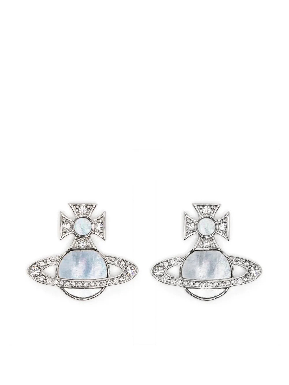 Vivienne Westwood Orb-motif stud earrings - Silver