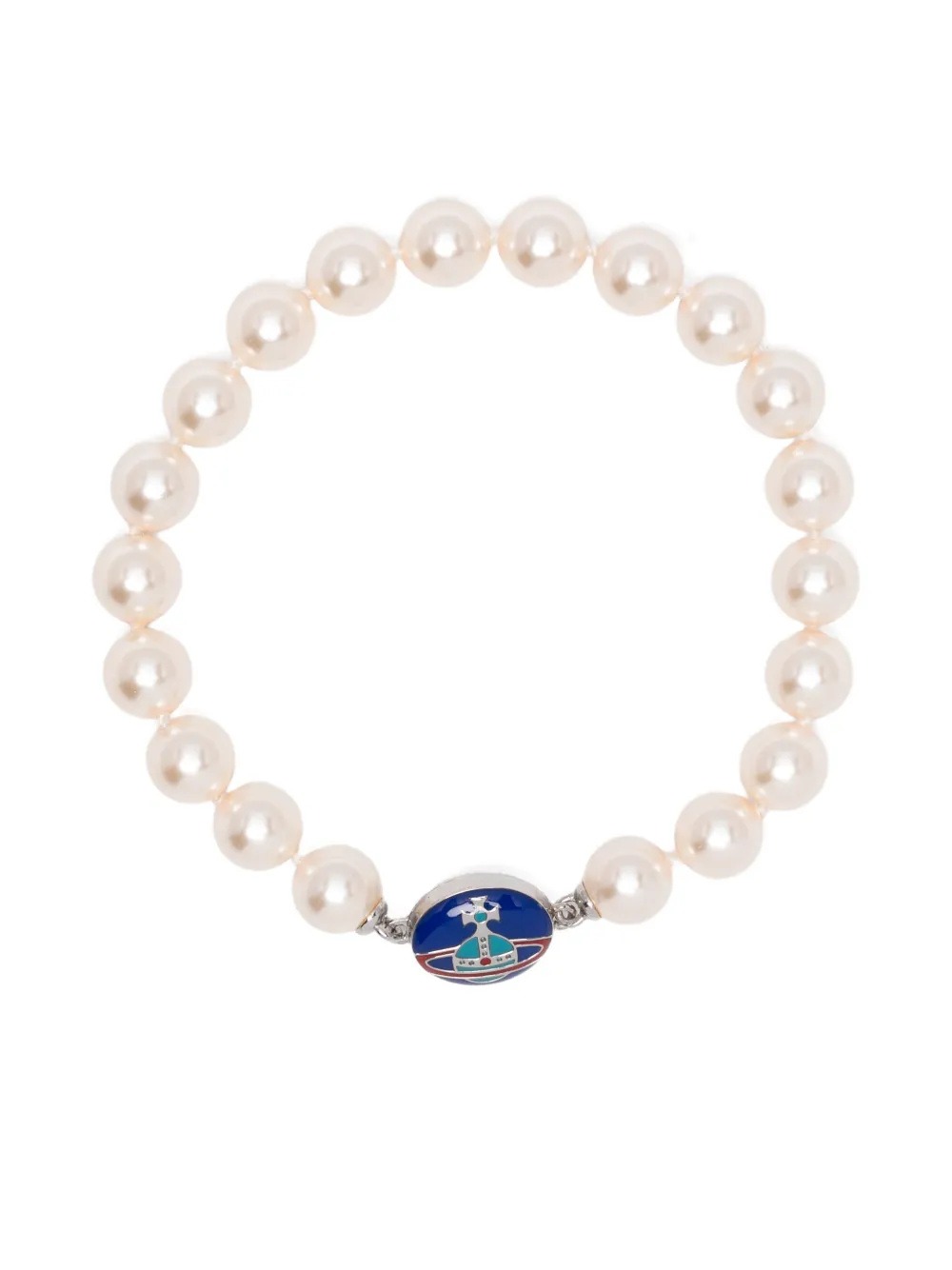 Vivienne Westwood Loelia faux-pearl bracelet - Toni neutri