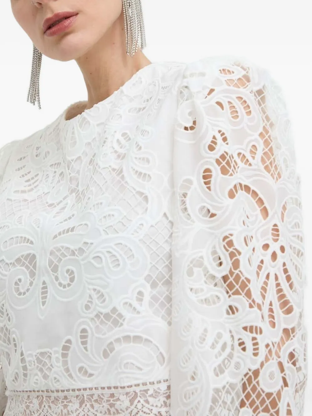 Silvian Heach Blouse met borduurwerk - Wit