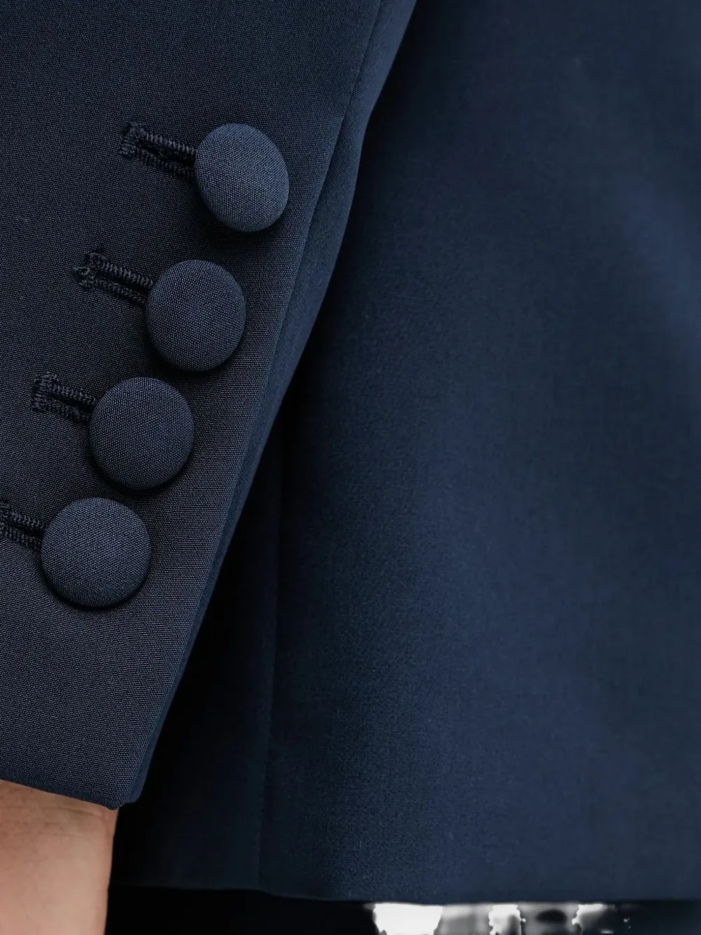Silvian Heach Button-cuff Flap-pocket Suit In Blue