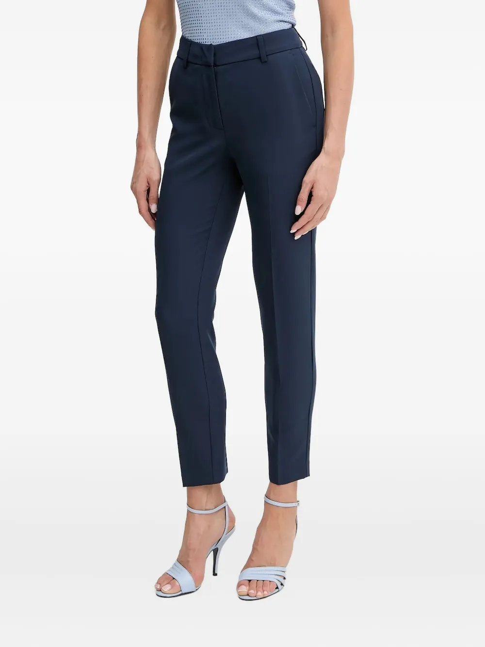 Silvian Heach Button-cuff Flap-pocket Suit In Blue