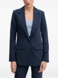 Silvian Heach button-cuff flap-pocket suit - Blue