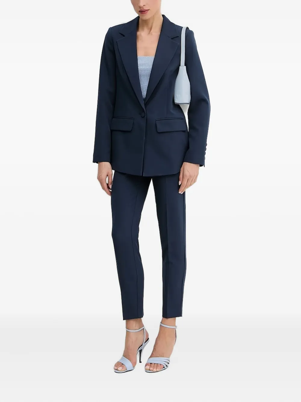 Silvian Heach Pak met klepzak en knoopmanchetten - Blauw
