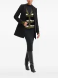 Silvian Heach striped fur-trimmed cardigan - Green