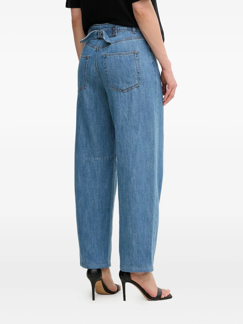 Silvian Heach Jeans met ceintuur - Blauw