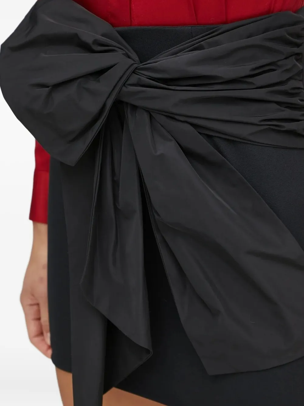Silvian Heach Mini-rok met strikdetail Zwart