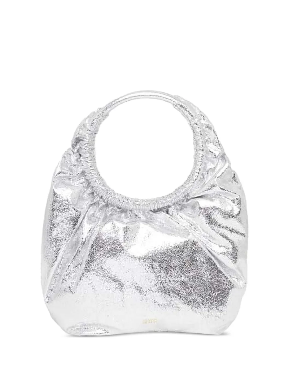 Silvian Heach Metallic Ring-handle Tote Bag In Silver
