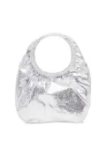 Silvian Heach metallic ring-handle tote bag - Silver