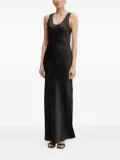 Silvian Heach scoop-neck side-split maxi dress - Black