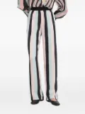 Silvian Heach stripe elastic-waist trousers - Black
