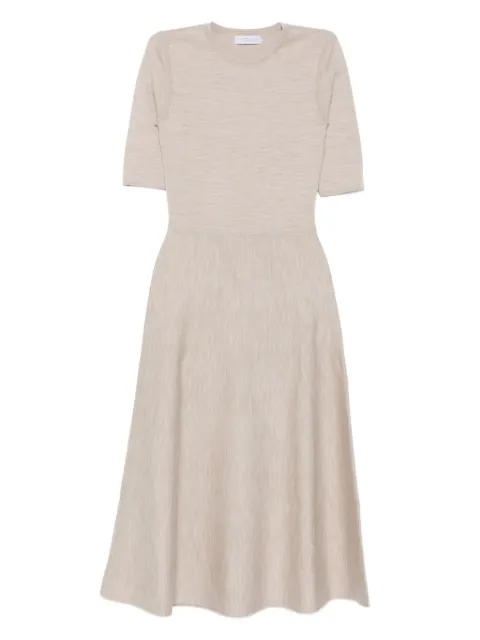 Gabriela Hearst half-sleeve A-line midi dress