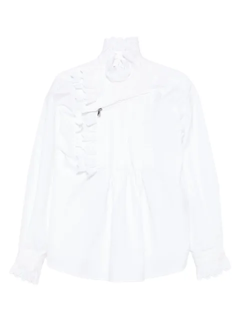 Coperni ruffled pleated shirt
