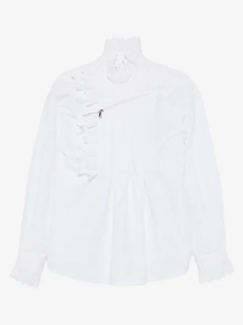 Coperni ruffled pleated shirt