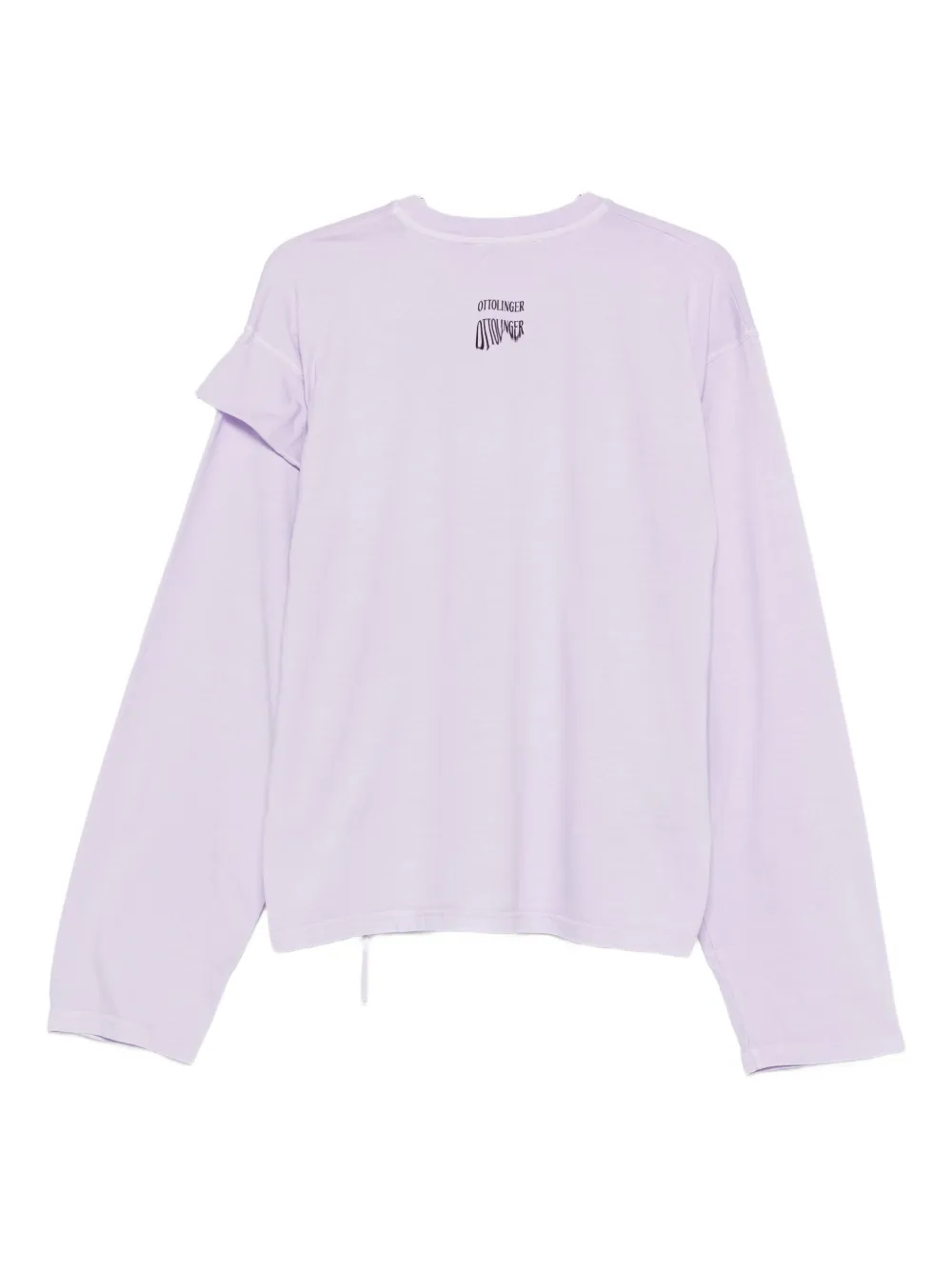 Ottolinger distressed long-sleeve top Paars
