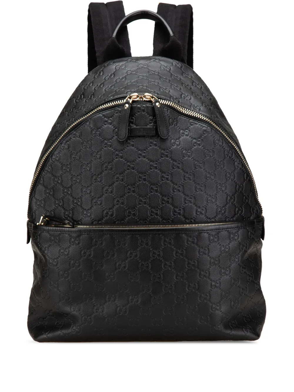 Gucci Pre-Owned 2016-2024 Guccissima backpack | Black | Image 1