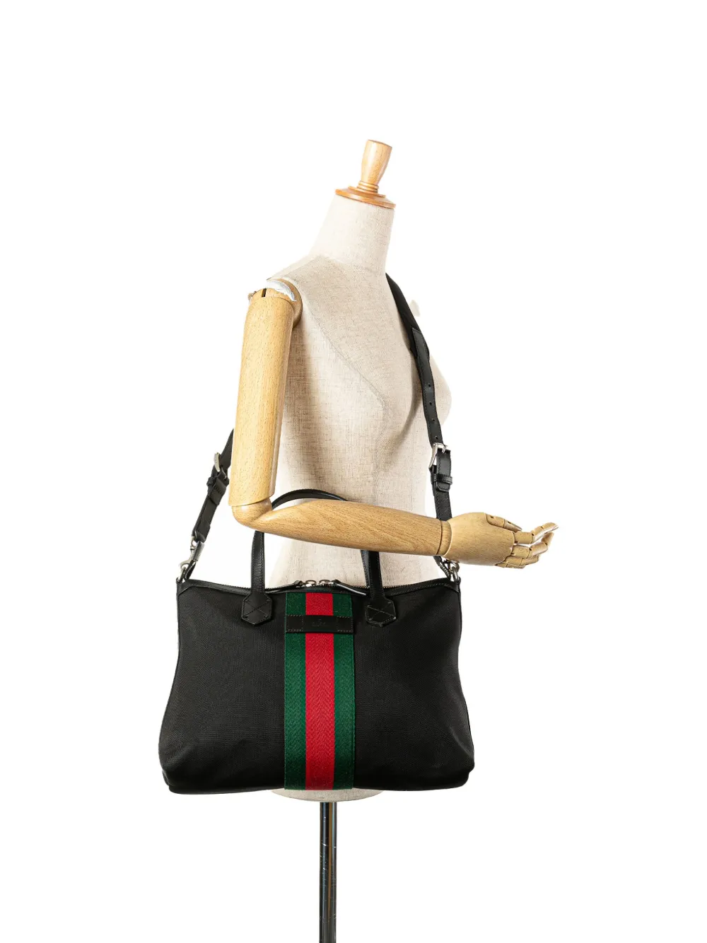 Gucci Pre-Owned 2000-2015 Techno Canvas Web satchel | Pre-Owned | Image 2