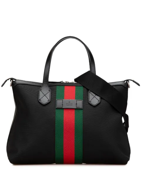 Gucci Pre-Owned 2000-2015 Techno Canvas Web satchel