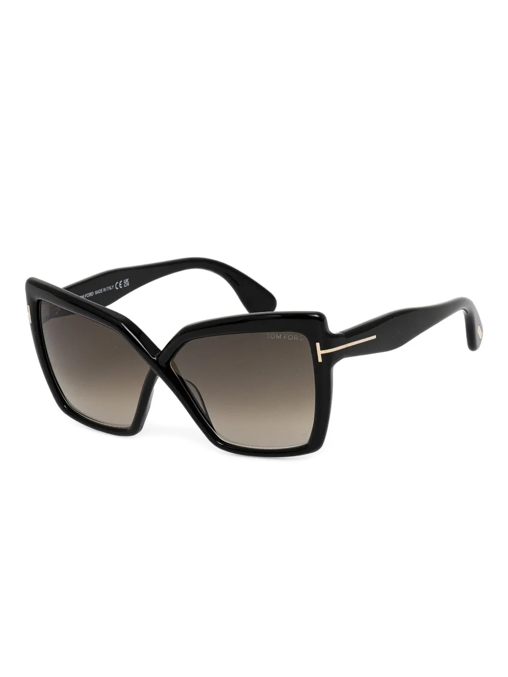 TOM FORD Eyewear geometric-frame sunglasses - Zwart