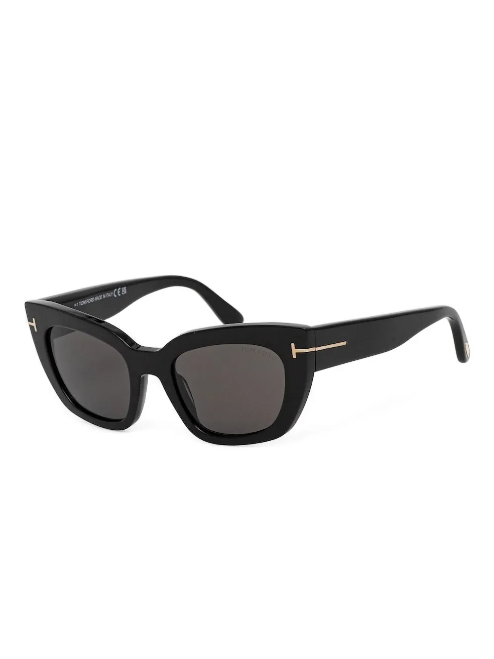 TOM FORD Eyewear ATHENA zonnebril met cat-eye montuur - Zwart