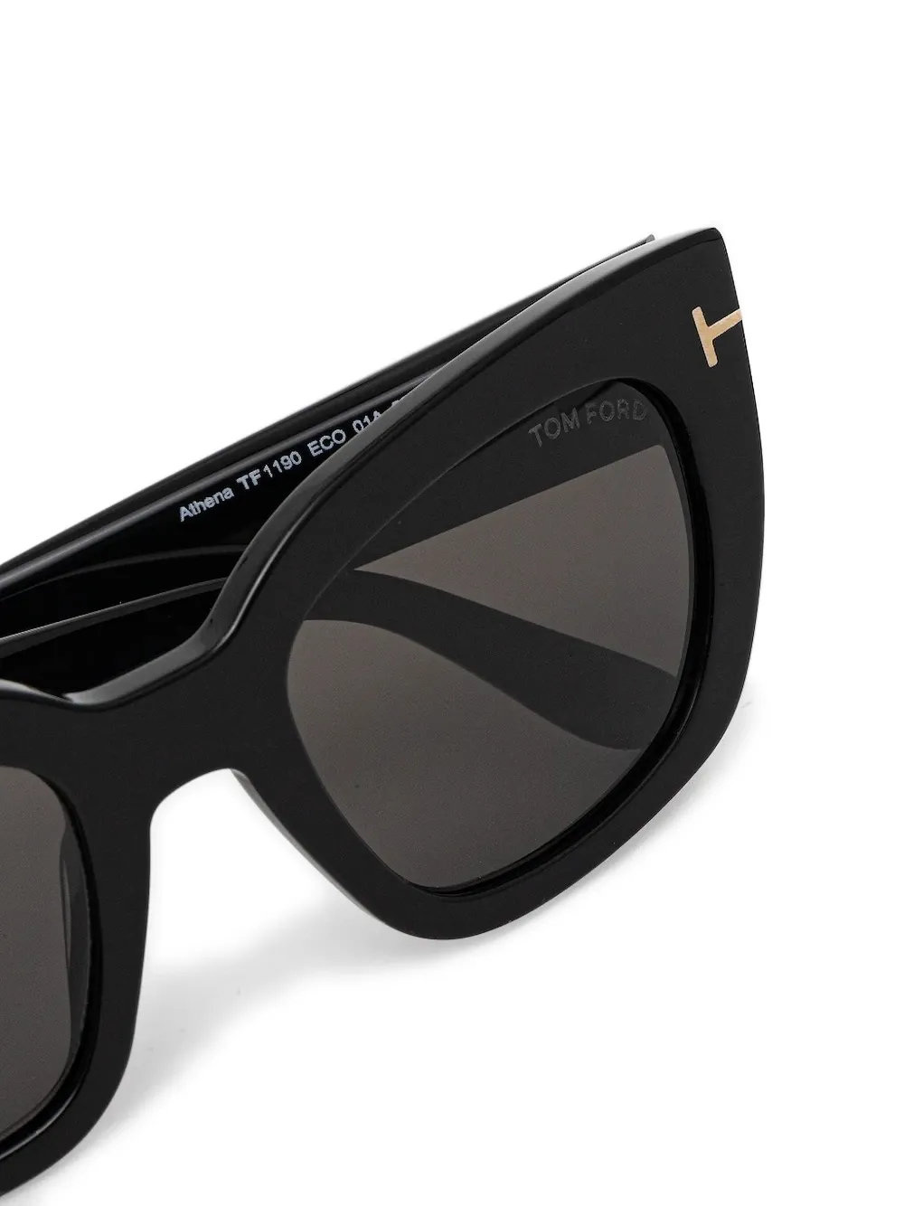 TOM FORD Eyewear ATHENA zonnebril met cat-eye montuur Zwart