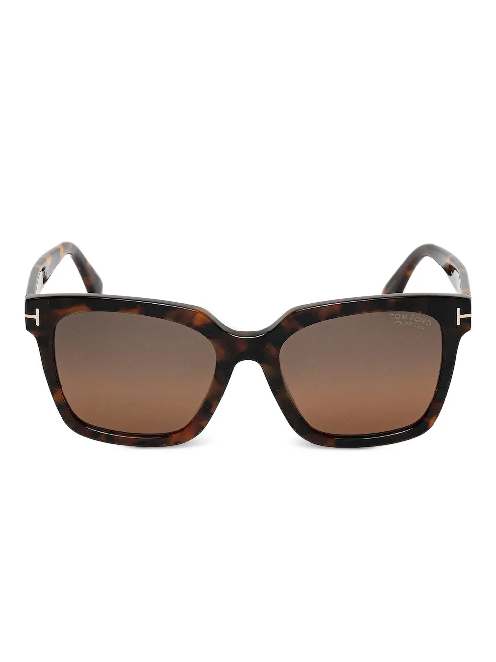 TOM FORD Eyewear スクエアフレーム サングラス - ブラウン TOM FORD Eyewear スクエアフレーム サングラス - ブラウン