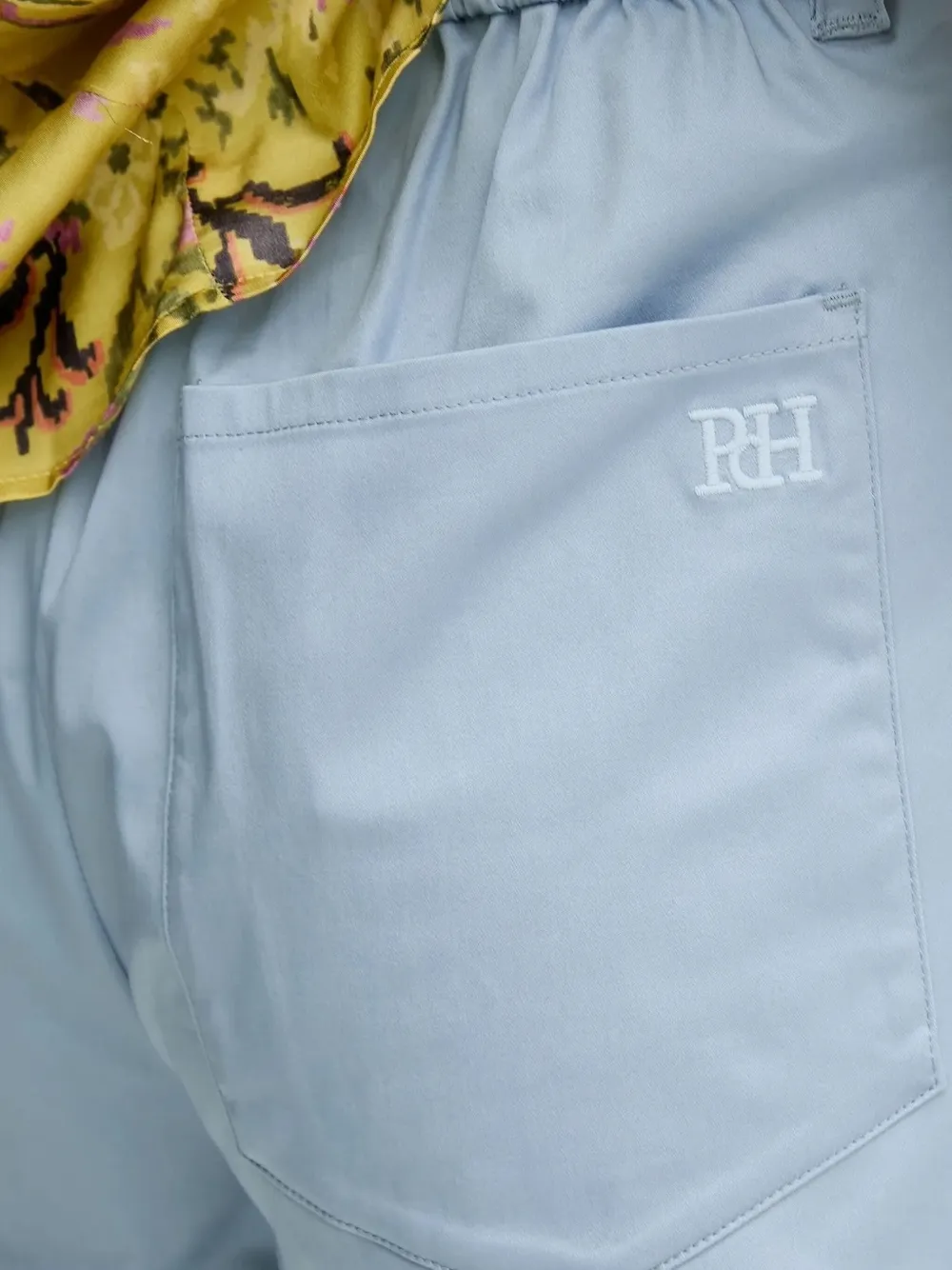 Pedro Del Hierro Broek met geplooide voorkant Blauw