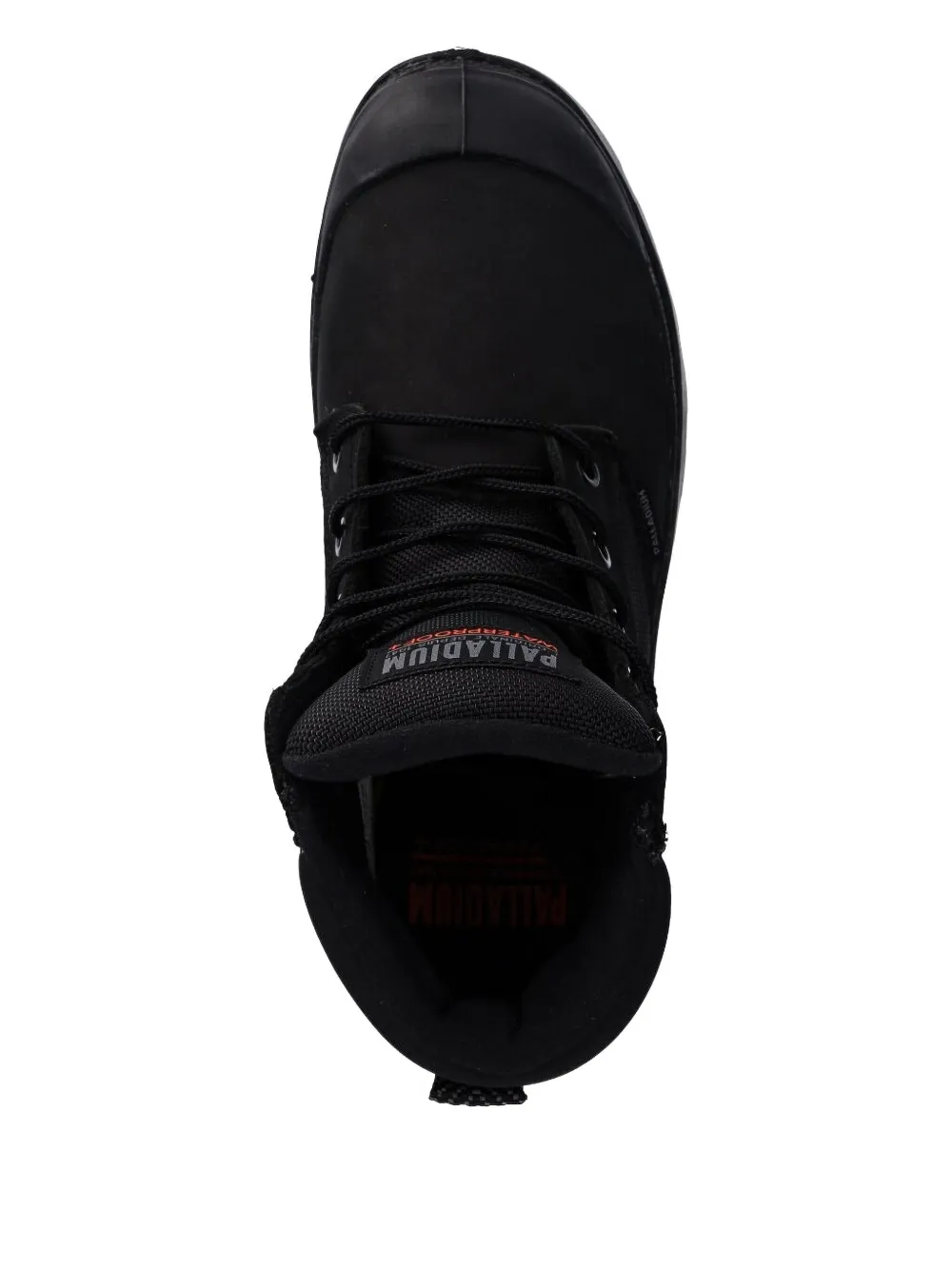 Palladium Pampa lace-up rubber sole boots Black