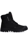 Palladium Pampa lace-up rubber sole boots - Black