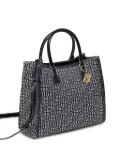 Pedro Del Hierro monogram-patterned top-handle tote bag - Black