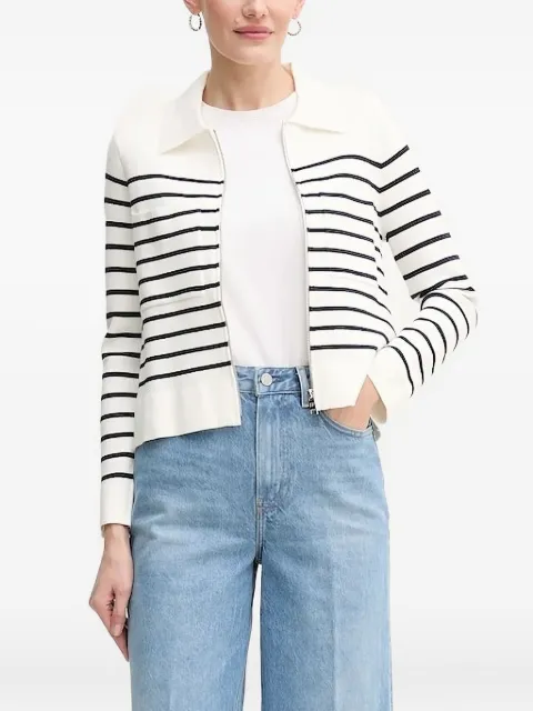 Pedro Del Hierro striped zip-up cardigan