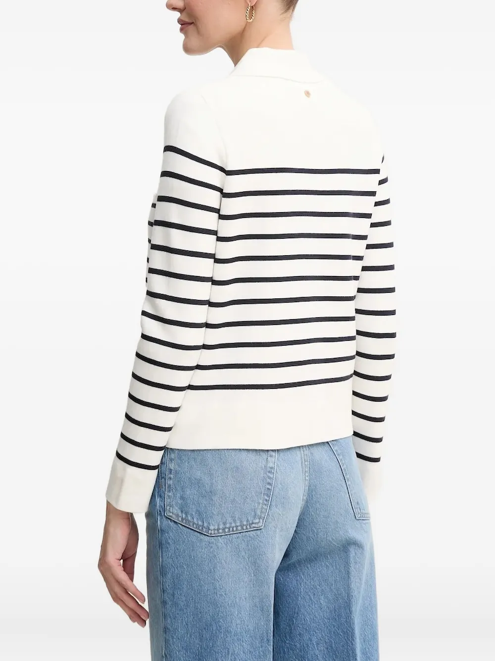Pedro Del Hierro striped zip-up cardigan | Cardigans | Image 2