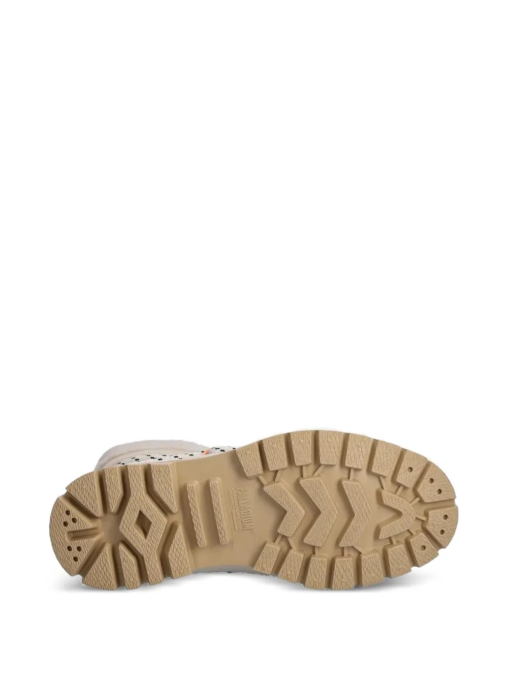Palladium Lace-up Fleece-lined Ankle Boots In Neutral