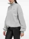 PREACH embroidered crew-neck sweatshirt - Grey