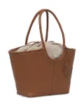 Pedro Del Hierro braided-handle tote bag - Brown