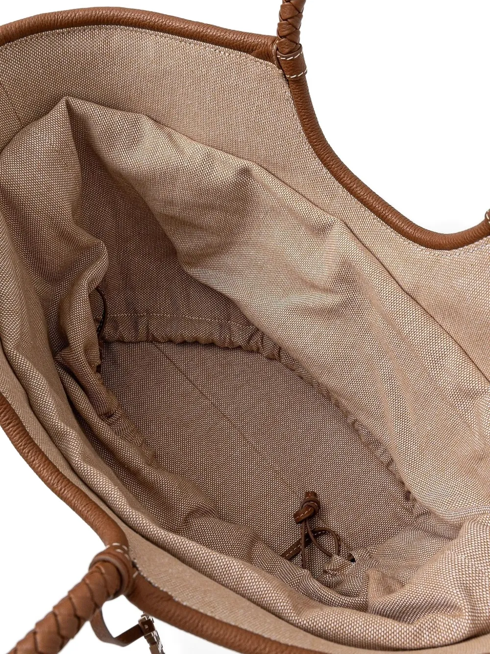 Pedro Del Hierro Braided-handle Tote Bag In Brown
