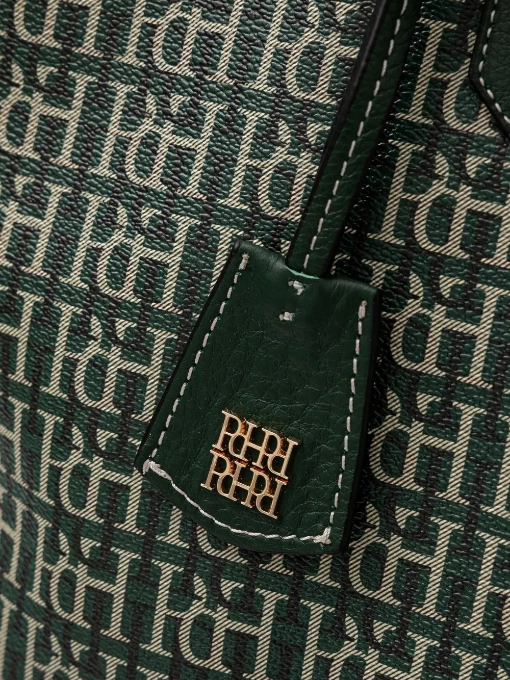 Pedro Del Hierro Monogram-pattern Tote Bag In Green