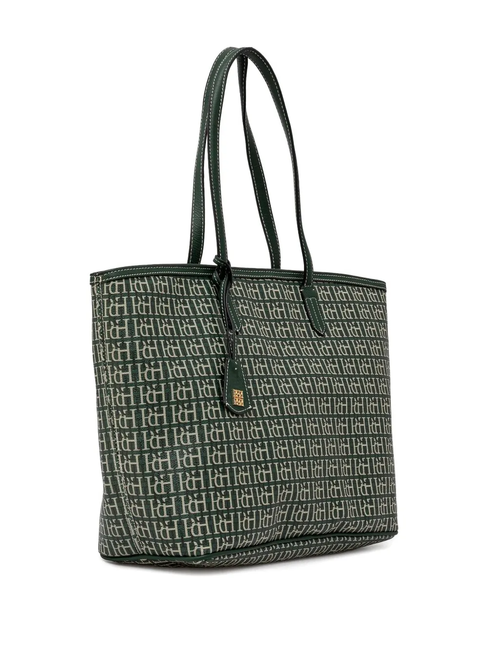 Pedro Del Hierro monogram-pattern tote bag - Groen