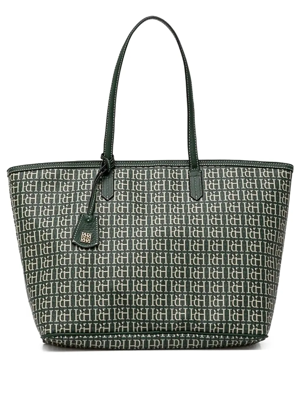 Pedro Del Hierro Monogram-pattern Tote Bag In Green