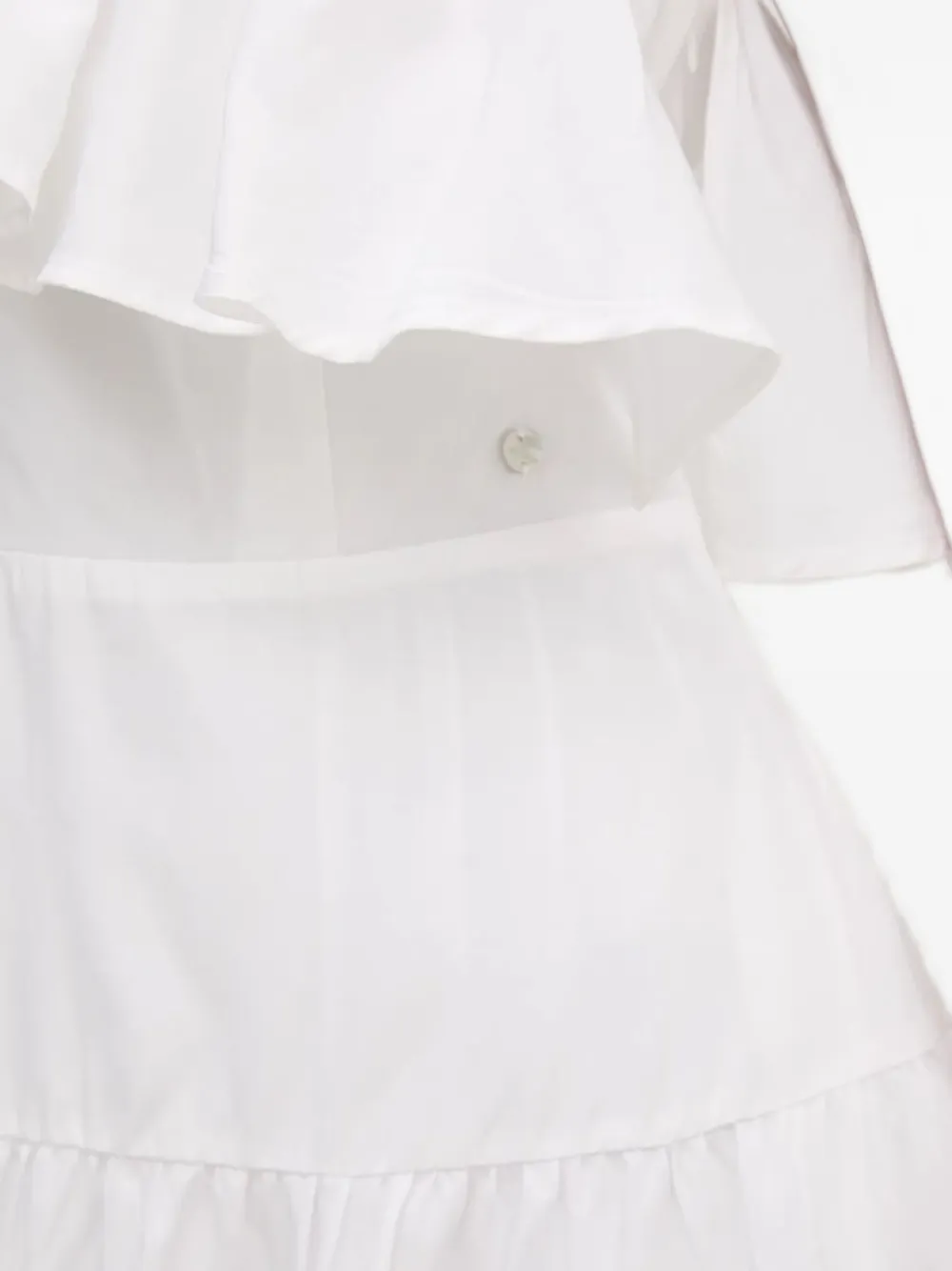 Pedro Del Hierro Asymmetrische jurk Wit