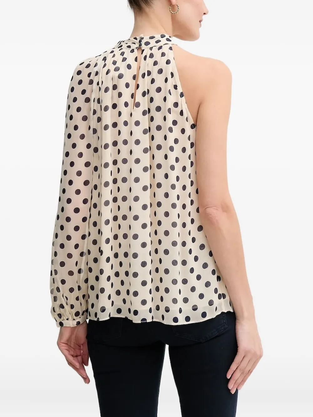 Pedro Del Hierro Asymmetrische blouse - Beige