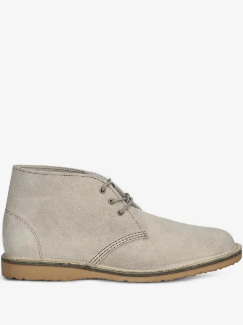 Red Wing Shoes suede lace-up boots