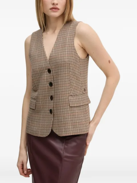 Pedro Del Hierro houndstooth sleeveless top